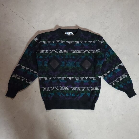 VINTAGE Hi-Yu Cable-Knit Sweater. - Picture 1 of 3